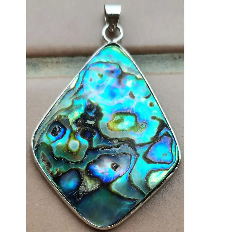 Abalone Shell Pendant Bead for Jewelry Making