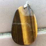 Tiger Eye Eight Patrons Pendant Bead