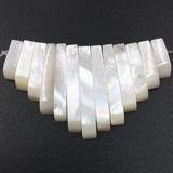 Mother of Pearl Shell Pendant Bead Set 13pcs