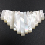 Mother of Pearl Shell Pendant Bead Set 13pcs