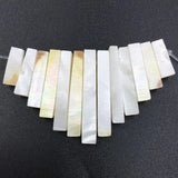 Mother of Pearl Shell Pendant Bead Set 13pcs