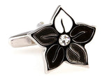 Flower Cufflinks Crystal Copper Material Wholesale & Retail