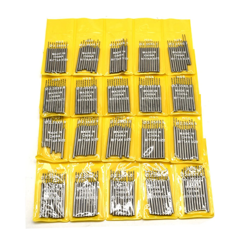 10Pcs HSS Drill Burs Rotary Tools Set