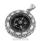 Motor Biker Tire Pendant Stainless Steel Jewelry