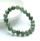 Natural Jadeite Bean Beads Bracelet