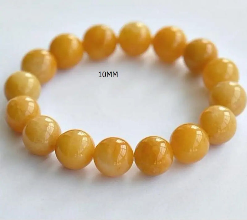 Natural Jadeite Bean Beads Bracelet