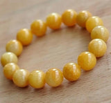 Natural Jadeite Bean Beads Bracelet