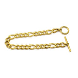 18k Silver Stainless Steel Bracelet with Stone for Men Women