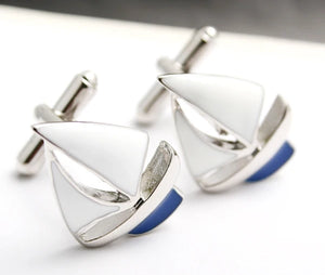 Sailing Copper Cufflinks for Men