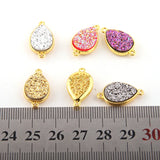 Resine Druzy Drop Pendant for DIY Bracelet Necklace Jewelry