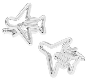 Plane Cufflinks silver novel planedesign copper material men cufflinks