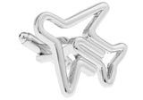 Plane Cufflinks silver novel planedesign copper material men cufflinks