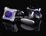 Crystal Rhinestone Cufflinks, Copper Material, Hot Sale, Wholesale & Retail