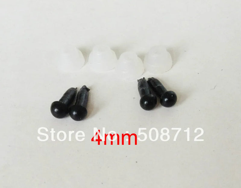 4mm Safety Plastic Eyes Toy Bear Making Components