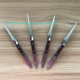 2 PCS Straight Flat Selflock Tweezers for Jewelry Tools