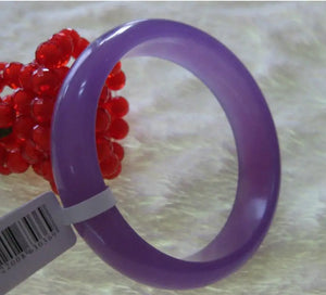 Rare Natural Purple Jadeite Bracelet Bangle
