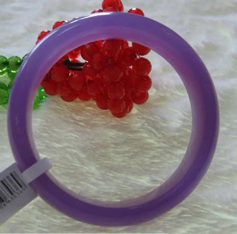 Rare Natural Purple Jadeite Bracelet Bangle