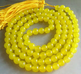 Vintage Tibetan 108 Golden Stone Prayer Buddha Bead Necklace