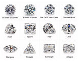 4.5-6mm D Round Moissanite Wedding Stone