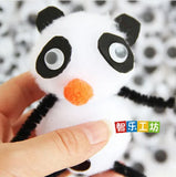 1000pcs/lot 8mm Oval Imitate Animal Eye Dolls Eye DIY