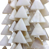 Mother of Pearl Shell Triangle Art Loose Beads FG9013