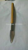 Agate Burnisher Bamboo Handle Sword Shape Tool