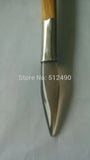 Agate Burnisher Bamboo Handle Sword Shape Tool