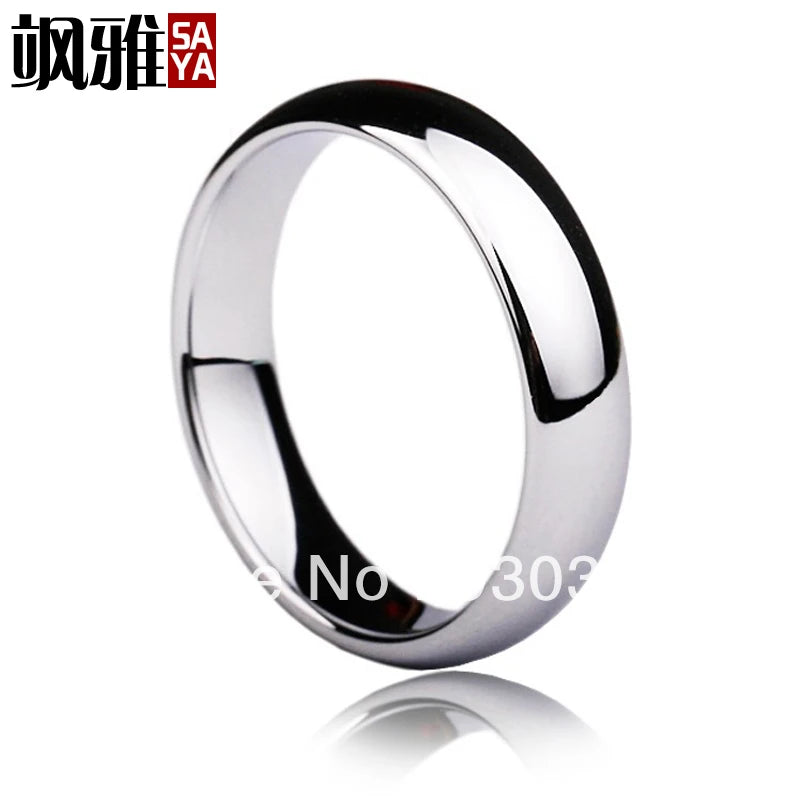 Personalized Tungsten Wedding Band for Him