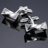 Luxury Laser Metal Cufflinks for Men
