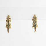 Crocodile Dangle Earrings and Pendant Necklace Set