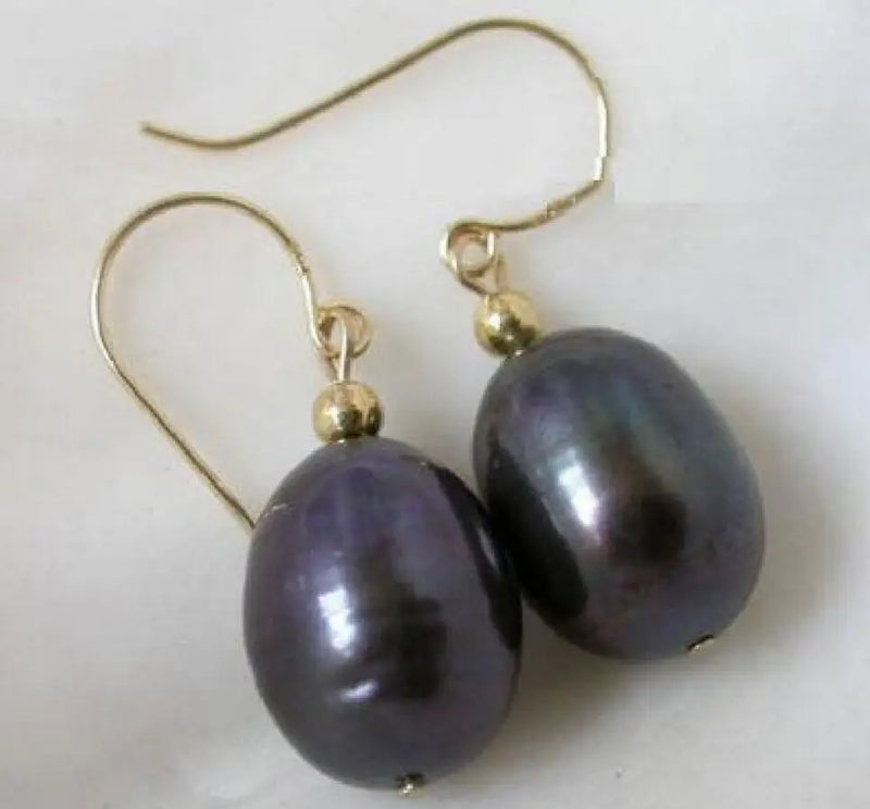 AAA+ South Sea 12-14mm Pearl Dangle Earrings