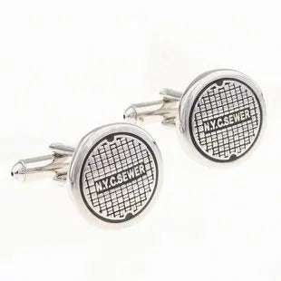 Stainless Steel Cufflink Manhole Cover Design
