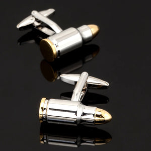 Bullet Cufflinks for Men's Shirts
