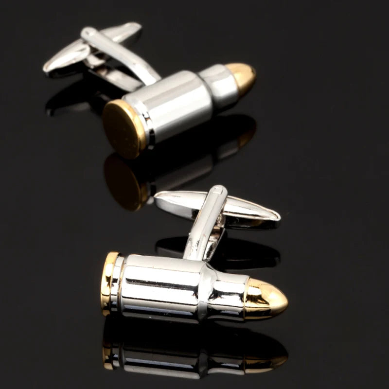 Bullet Cufflinks for Men's Shirts