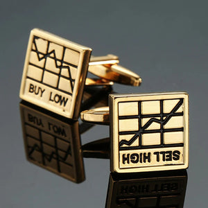 Men's Shirt Cufflinks Button Set
