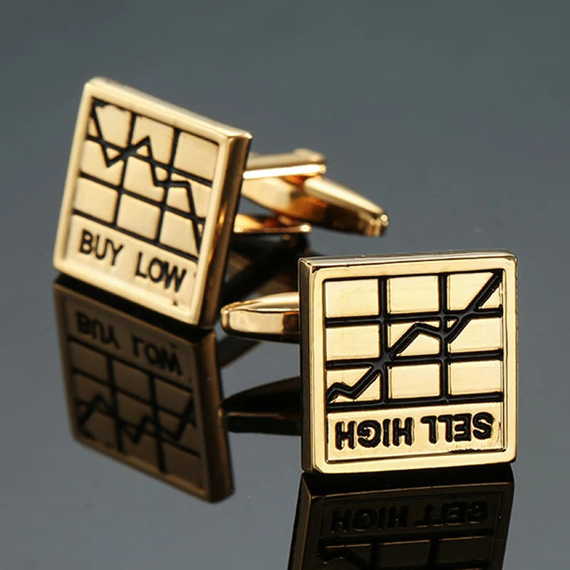 Men's Shirt Cufflinks Button Set
