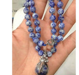 Real Natural Egyptian Lapis Lazuli Beads Necklace & Pendant