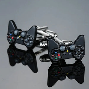 Game Console Handle Cufflinks - Men's Shirt Accessories