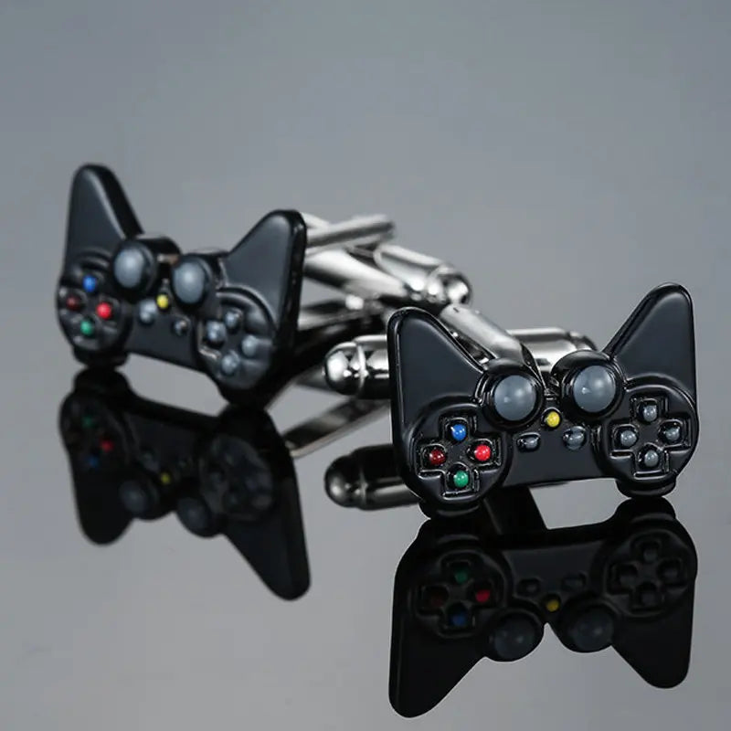 Game Console Handle Cufflinks - Men's Shirt Accessories