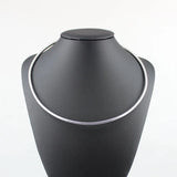 Stainless Steel Torques Necklace Snake Spring Chain Pendant