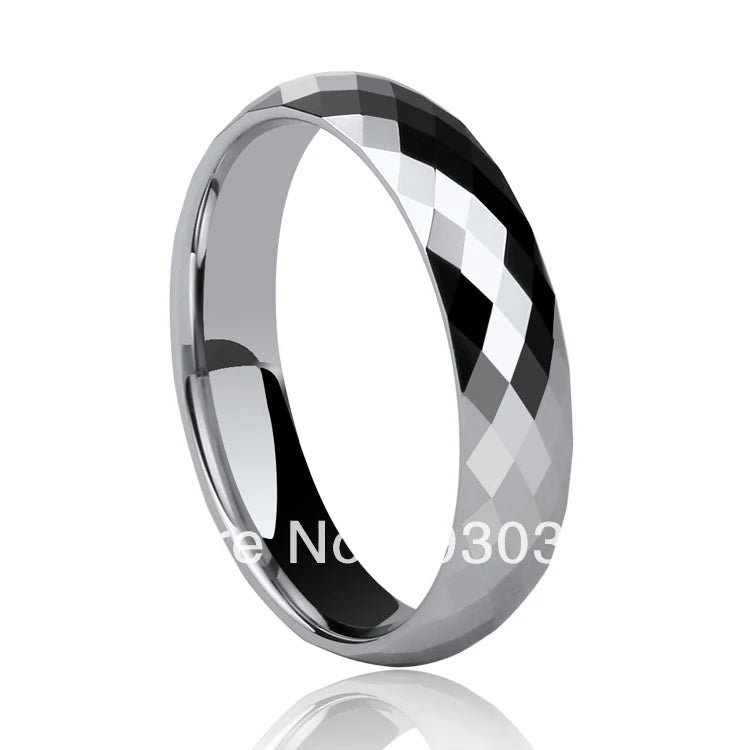 Tungsten Wedding Band Tail Ring Birthday