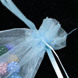 100pcs/lot 5*7cm Light Organza Bags Wedding Pouches Jewelry Packaging