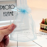 100pcs/lot 5*7cm Light Organza Bags Wedding Pouches Jewelry Packaging