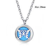 Butterfly Perfume Necklace with Chain and Pads!