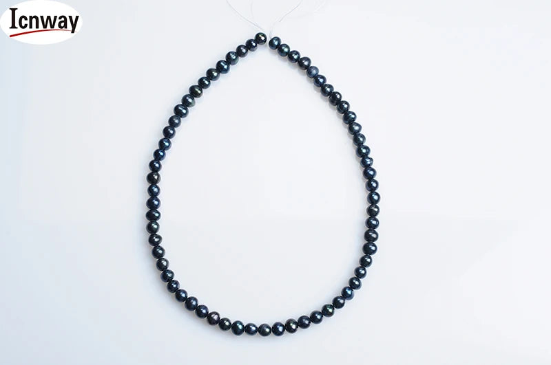 Natural Freshwater Pearl 5-6mm DIY Necklace Bracelet Earring