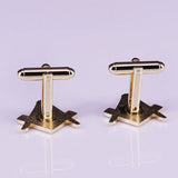 Masonic Square & Compass Cufflinks Decor