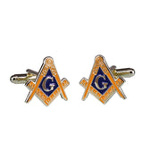 Masonic Square & Compass Cufflinks Decor
