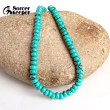 Chunky Turquoise Beads 5x8mm Large Hole for Jewelry Making