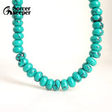 Chunky Turquoise Beads 5x8mm Large Hole for Jewelry Making