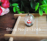 Glass Bubble Globe & Crown Necklace Set DIY